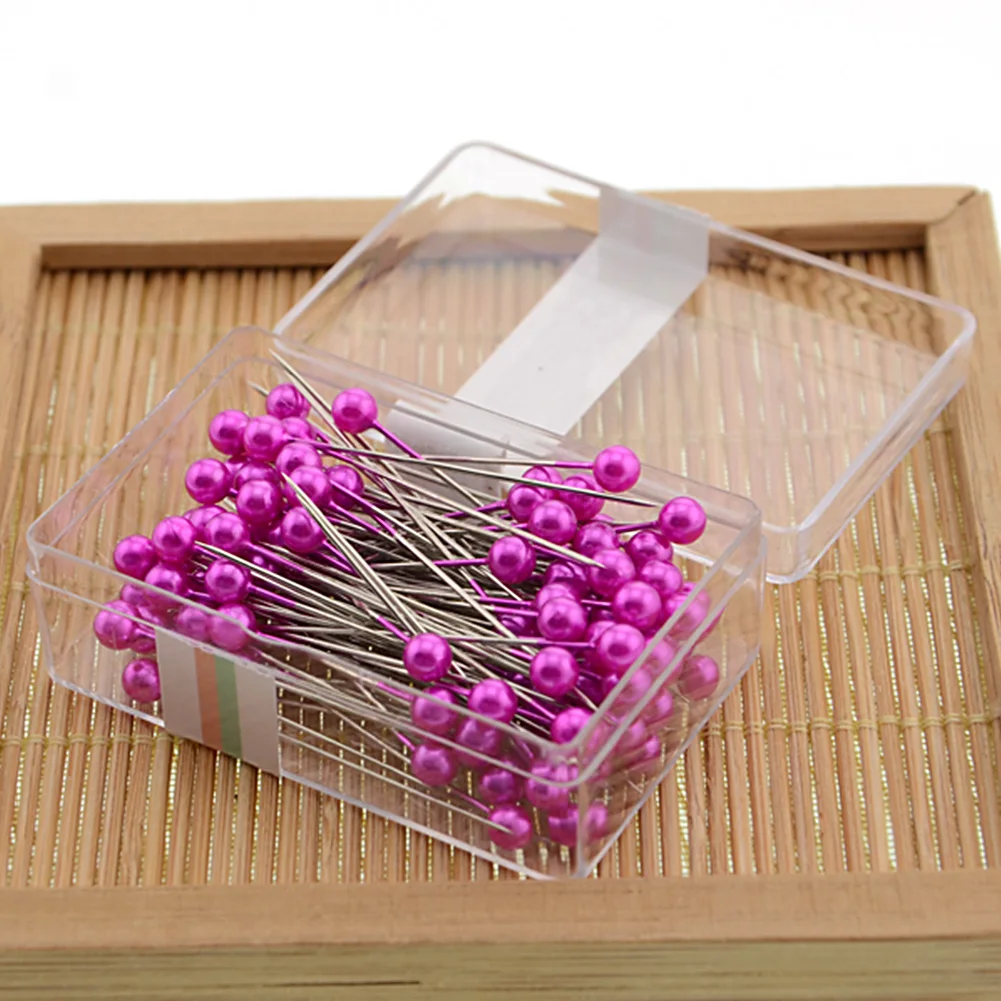 Hot Sale 100Pcs Sewing Pins 38mm Pearl Ball Head Push Pins