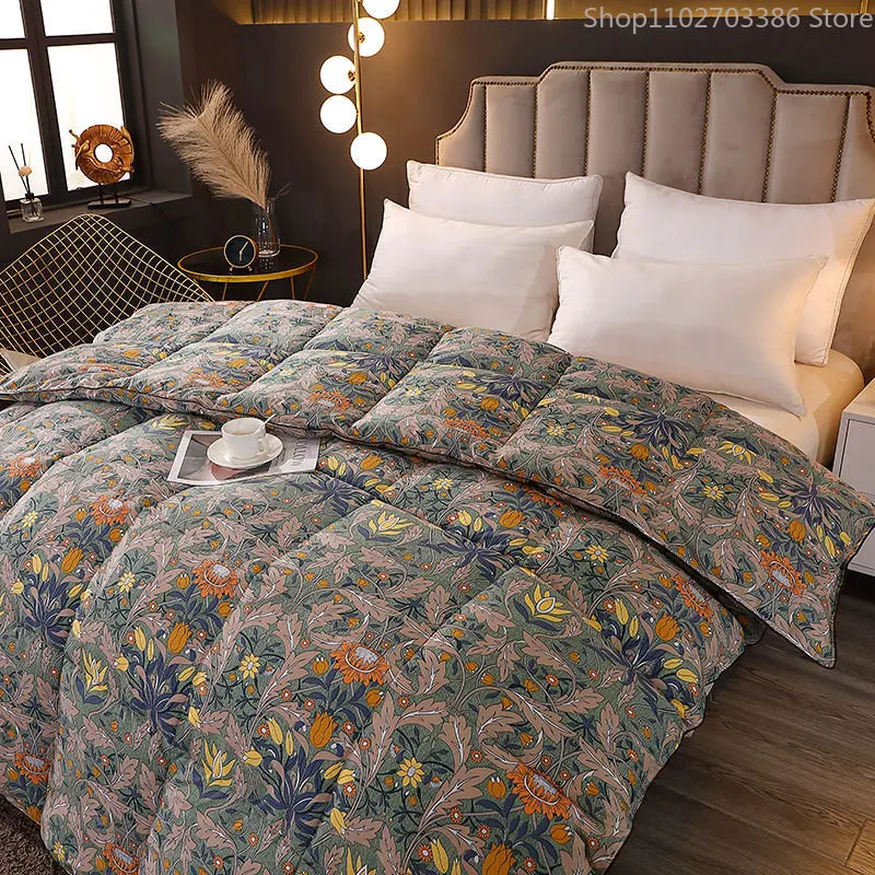 

All Season Queen Size Bed Comforter Cooling Down Alternative Quilted Duvet Insert with Corner Tabs Winter Warm Machine