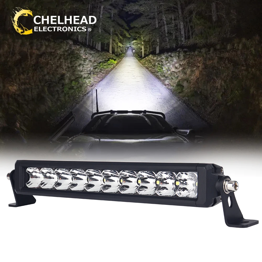 LED 라이트 바 12인치 50W 오프로드 LED 스팟 플러드 콤보 작업등 운전..