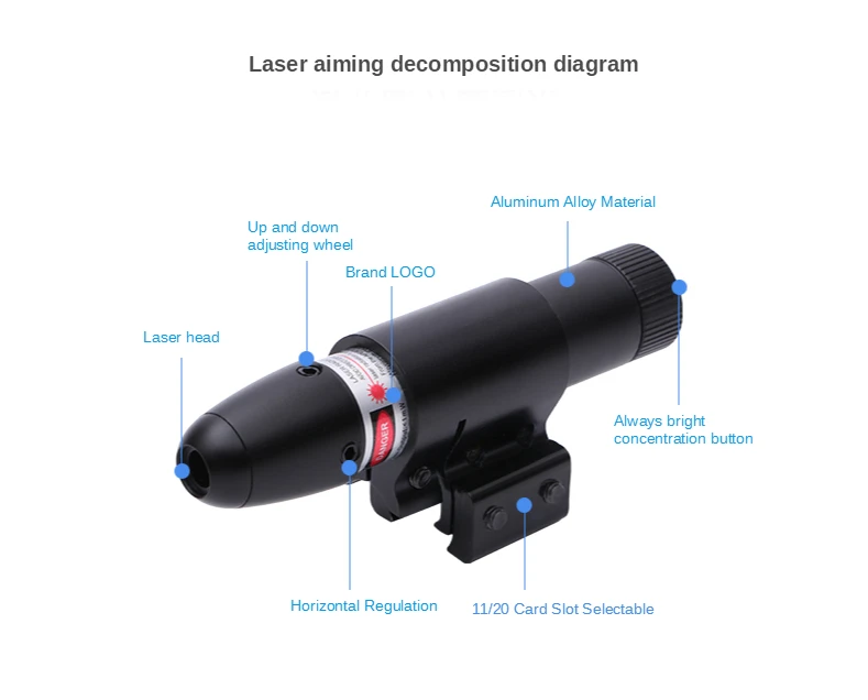 Green Laser Sight Rechargeable Laser Calibrator Pistol Infrared Sight Rifle Scope Hunting Glock Hunting Accessories