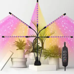 Yardwe 2 juegos de luces de relleno de plantas, bombillas inalámbricas,  bombillas de espectro completo, luz hidropónica colgante, luces de  crecimiento