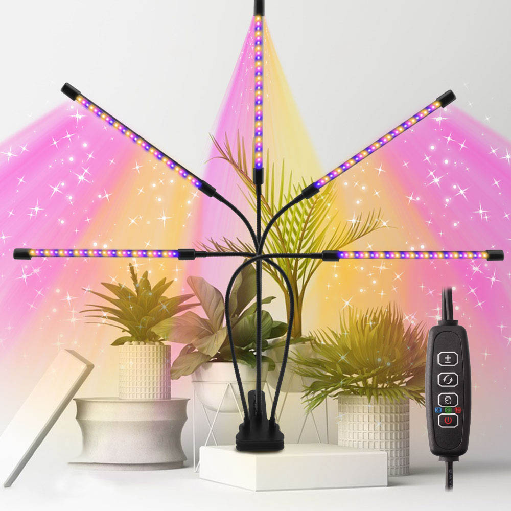 30-150 LED USB Grow Light Phytolamp for Plants with Control Full Spectrum Fitolamp Lights Home Flower Seedling Clip Phyto Lamp