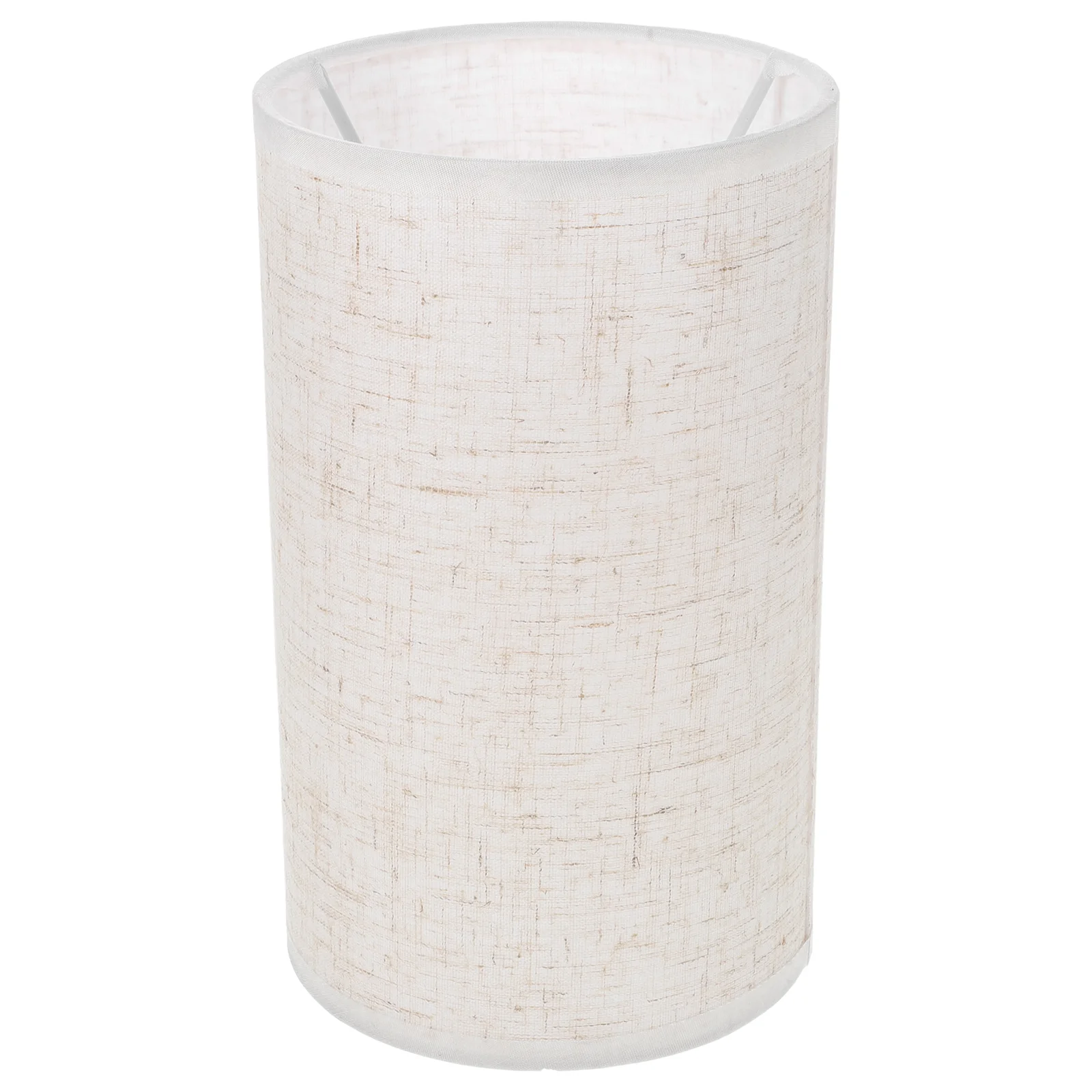 

Drum Lamp Shade Beige Linen Cylinder Lamp Shade Spider Construction Lamp Shade Replacement Light Cover Table Floor Lamp