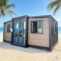 Maison conteneur extensible complète, préfabriquée, modulaire, petite maison étanche avec cuisine et salle de bain, prête à vivre, villa portable 1