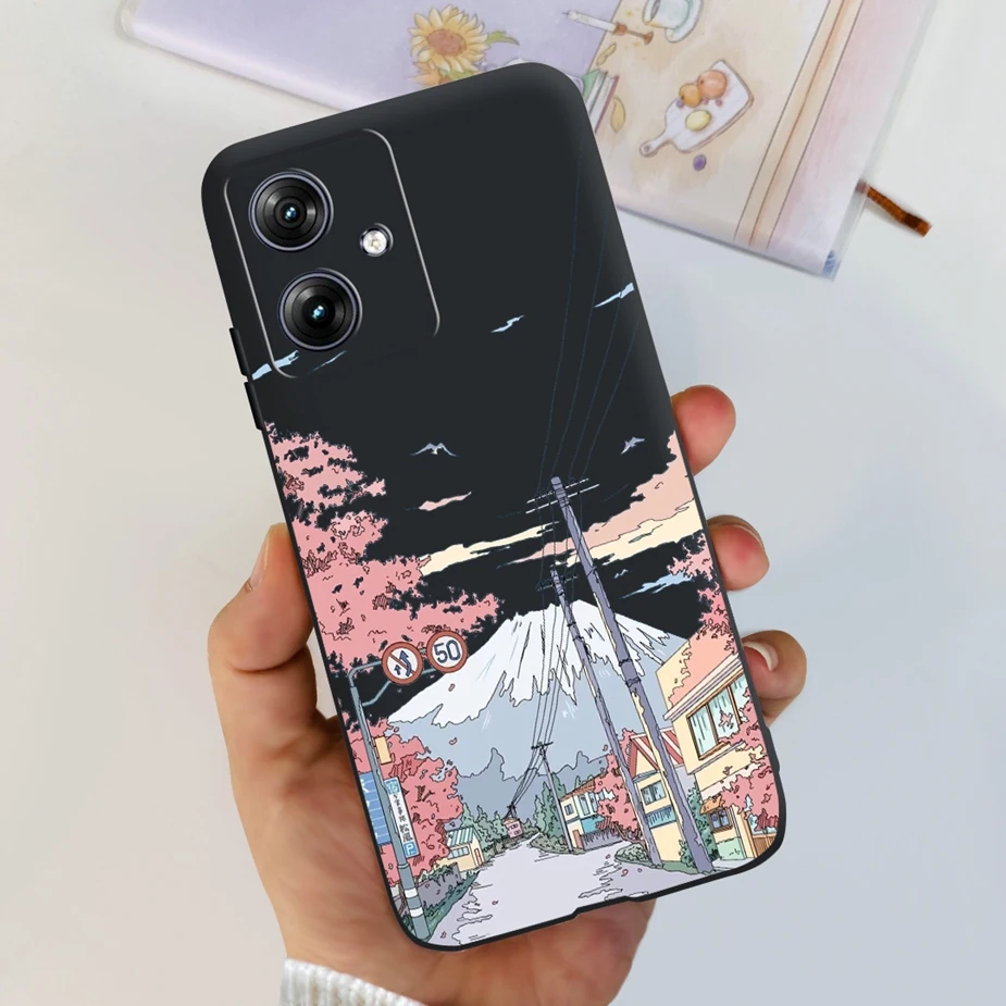 Stylish Painted Soft Silicone Phone Case - Trendy Back Cover