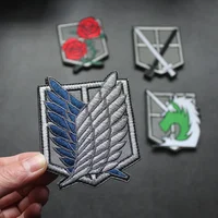 Attack on Titan Wings of Liberty Patch – Embroidered Armband & PVC Rubber Anime Badge for Tactical Backpack, Jackets & Cosplay Gear - Image 4
