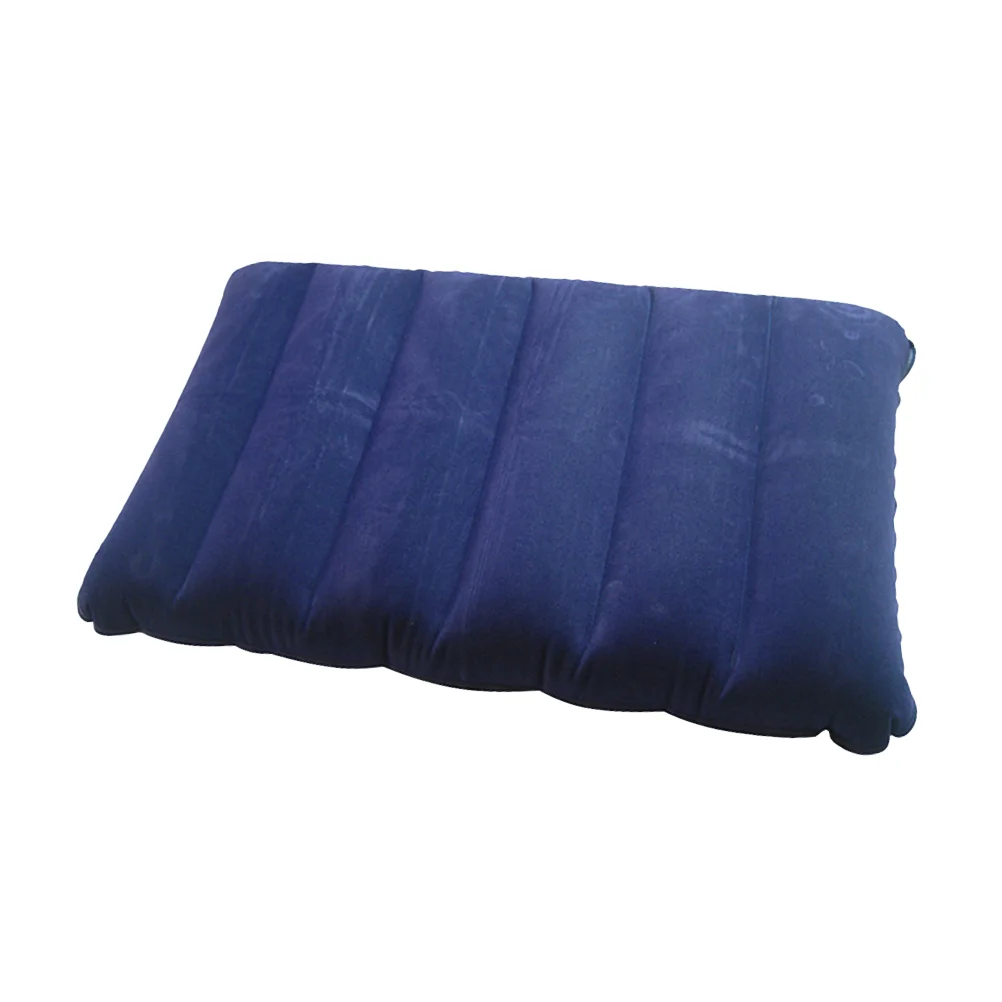 

Portable Travel Camping Pillow PVC Flocking Inflatable Pillows Inflation Cushion