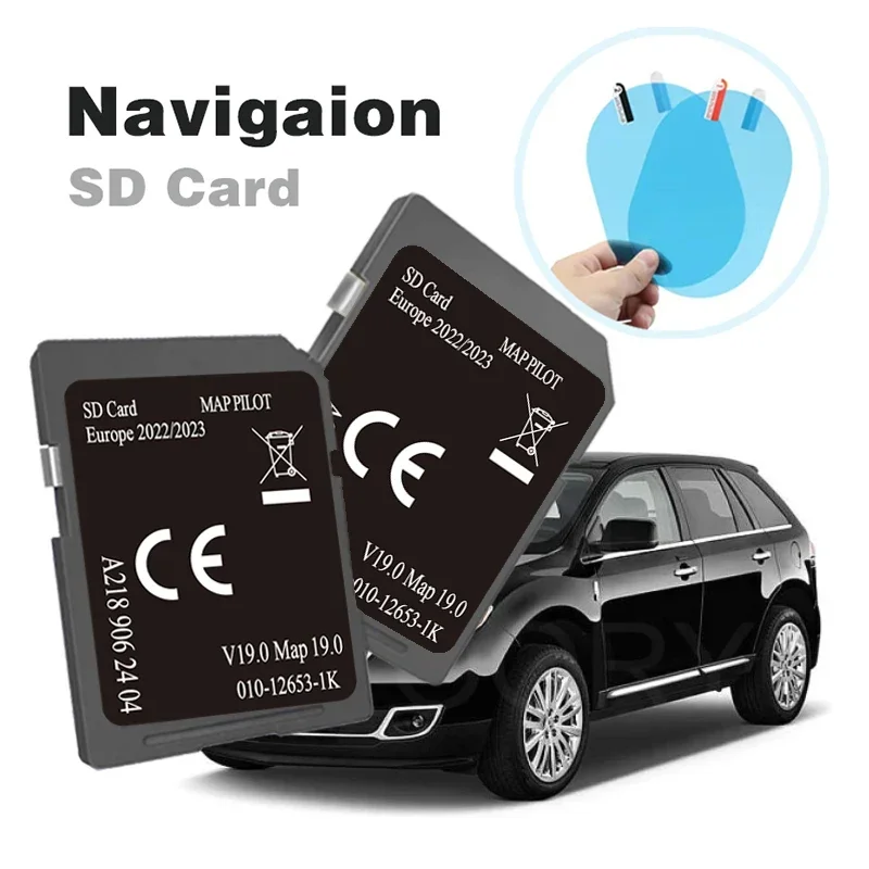 

A218 V19 Sat Nav Navigation Map Poilt Update Version 2022 2023 Class SD Card for Mercedes Garmin Car with Free Anti Fog Flim