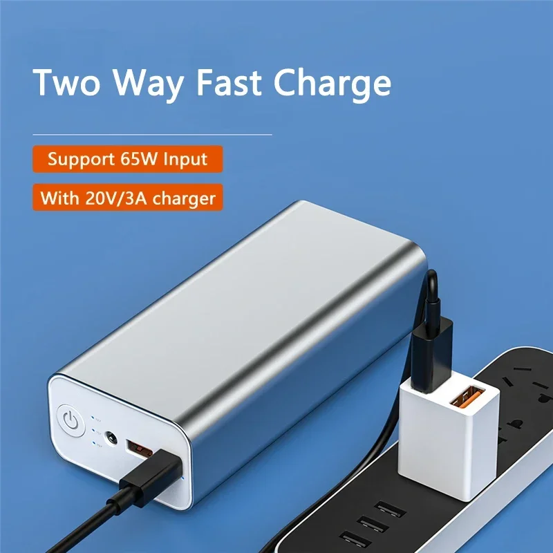 30000mAh PD 65W Fast Charging Powerbank For IPhone 15 13 11 Huawei Xiaomi Samsung Laptop Powerbank with 76W DC Output Power Bank 4