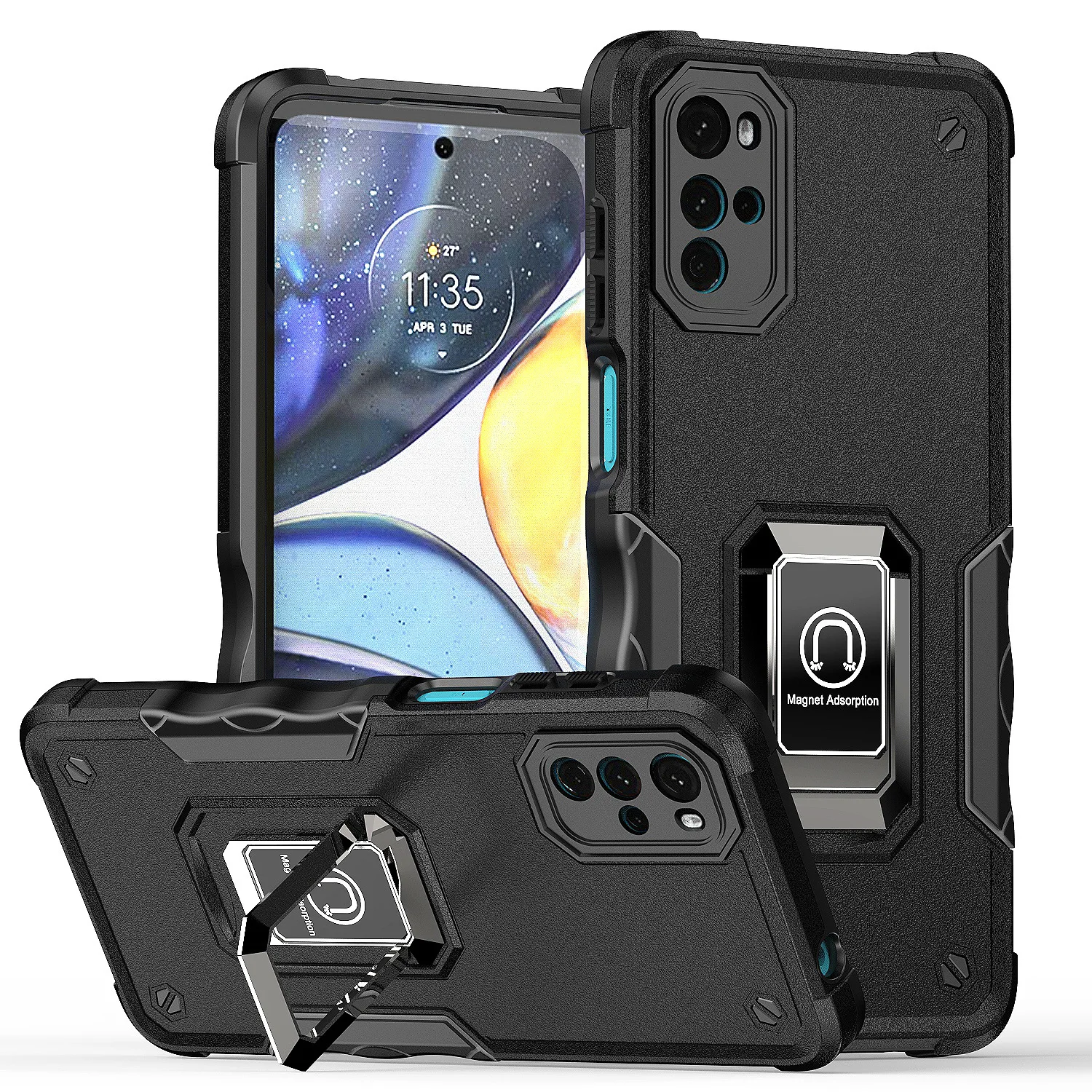 

100 шт. боковые противоскользящие полосатые Чехлы для MOTO G32, G42, G52, E32, G71, G31, E20, G10 G Stylus Power 2023 Edge, X30 Pro, коридорное кольцо для телефона