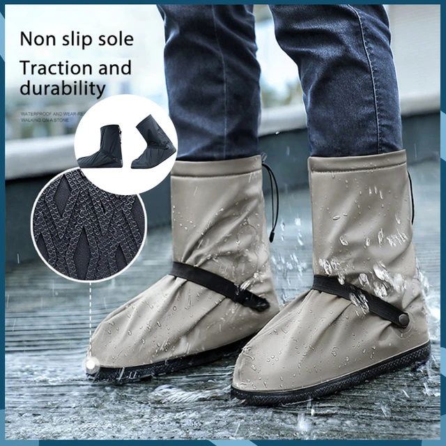 Couverture de chaussures de pluie épaisse, imperméable, couvre