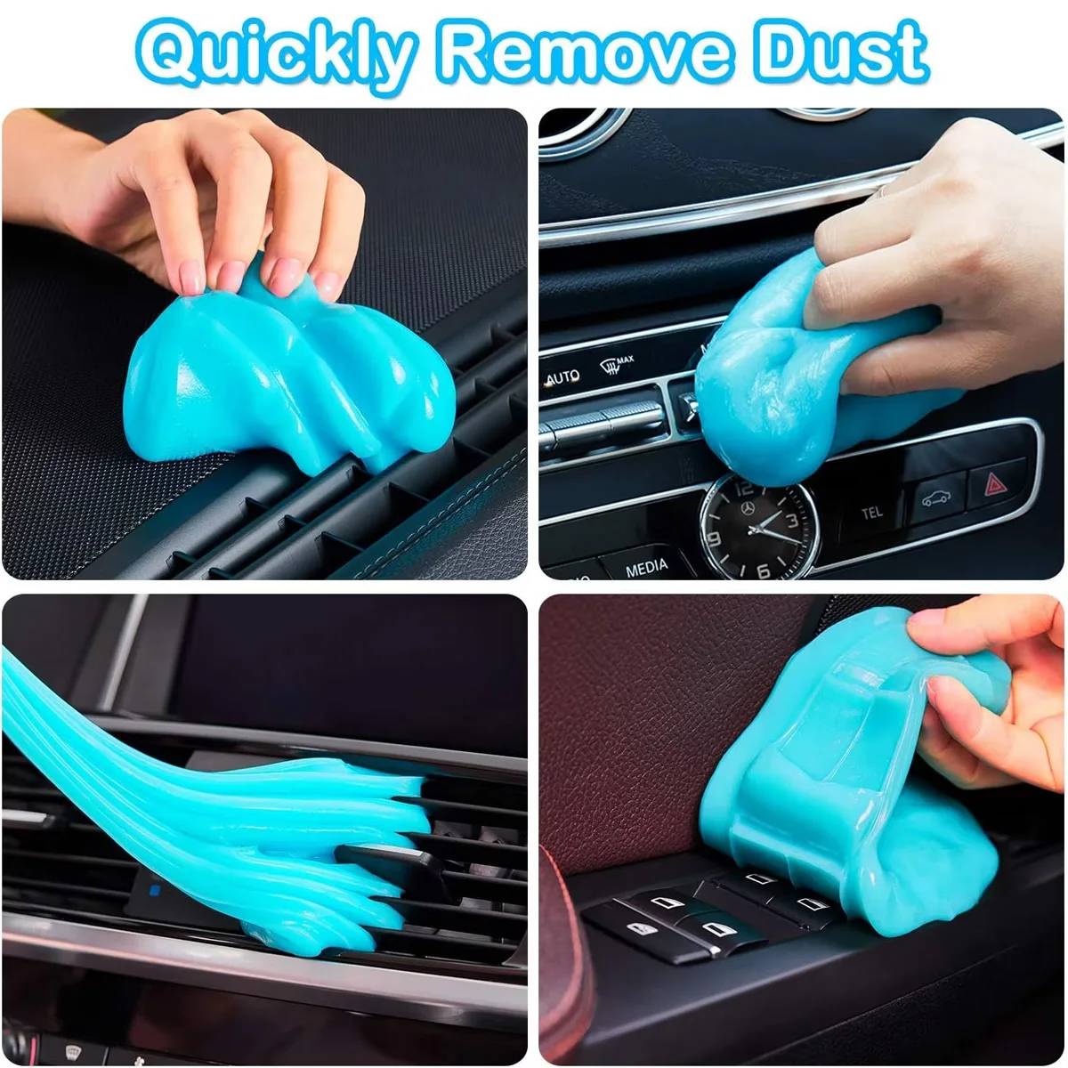 Multi Functional Car Cleaning Soft Silicone Car Cleaning Dust Removal Gel Keyboard Clearance Dust Removal Interior Parts