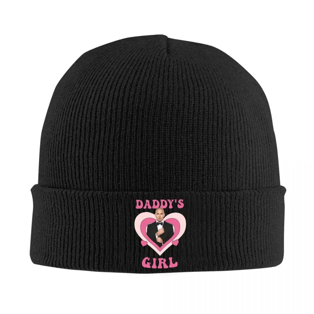 Daddys Girl Pitbull Mr Worldwide Hat Autumn Winter Skullies Beanies Warm Cap Female Male Acrylic Knitted Hat