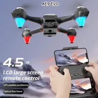 2025 AE9 GPS Drone RC 4K double caméra flux optique positionnement moteur sans brosse avec écran mode sans tête résistance RC Drone jouets 3