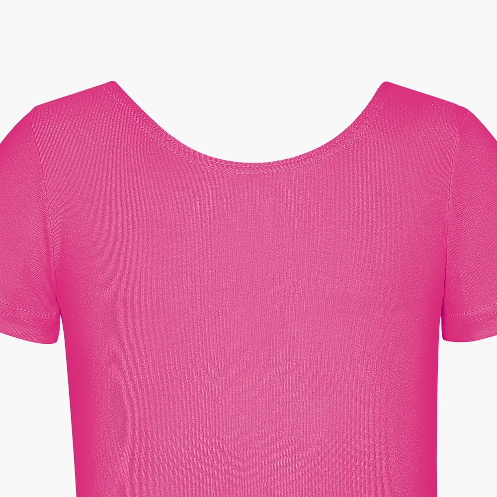 Gymnastik-Trikots für Mädchen, Tanzkleidung mit Rock, Kinder, Ballett-Tutu-Kleid, Kleinkind, kurzärmelig, Bühnentanzkleidung – Detail 24