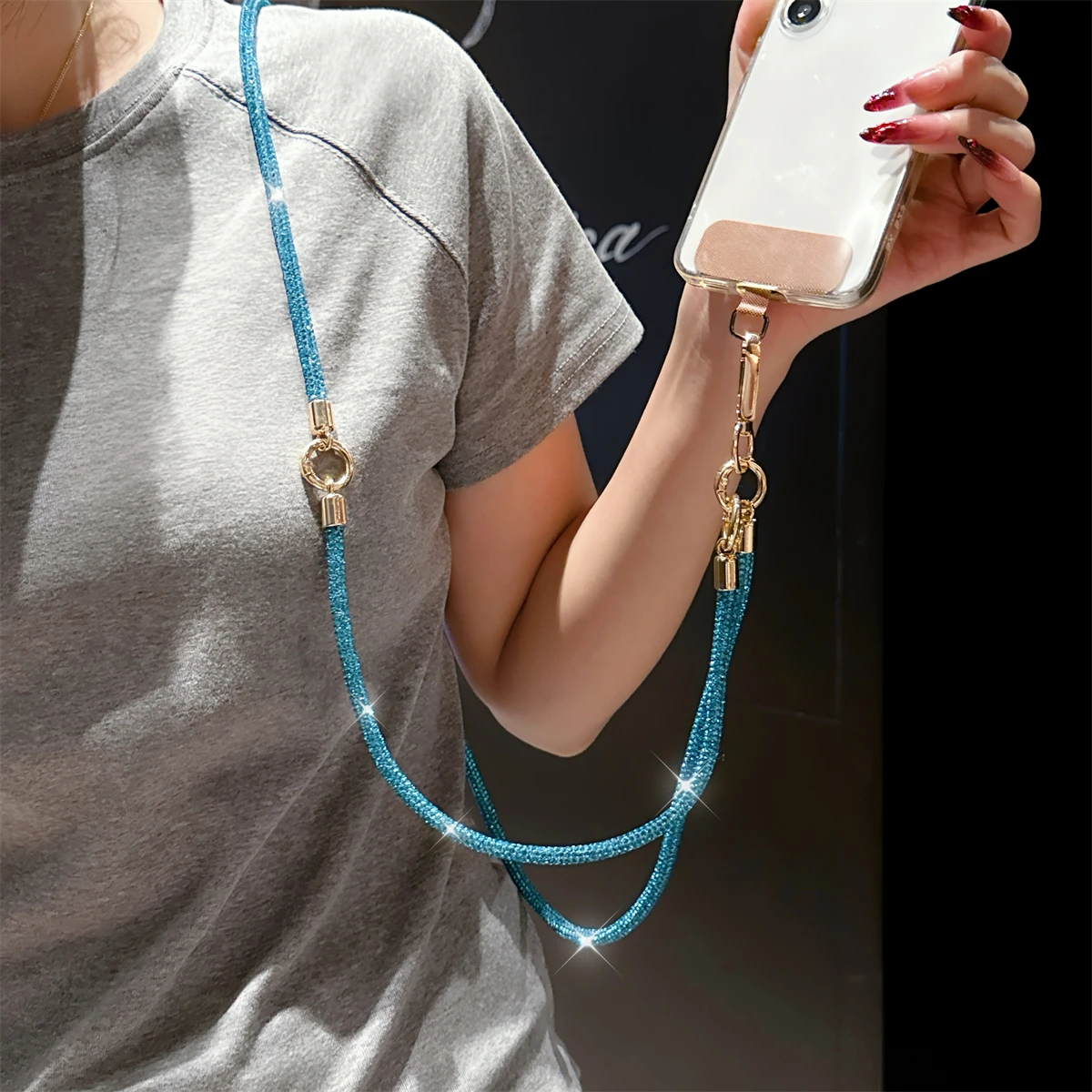 Universal Crossbody Phone Lanyard with Leisure Neck Rope Strap