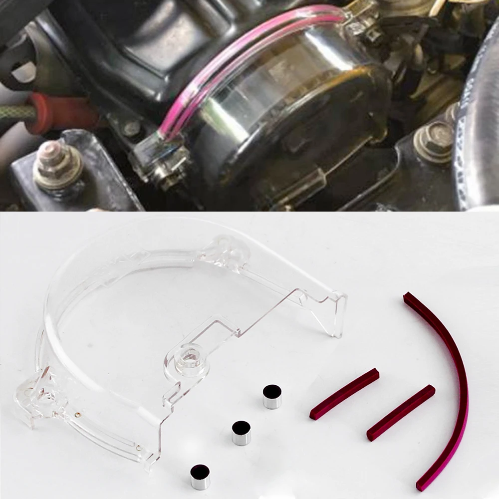 

For Mitsubishi 4G15 SOHC Clear Cam Gear Timing Belt Cover Turbo Cam Pulley Car Styling Auto Accessories
