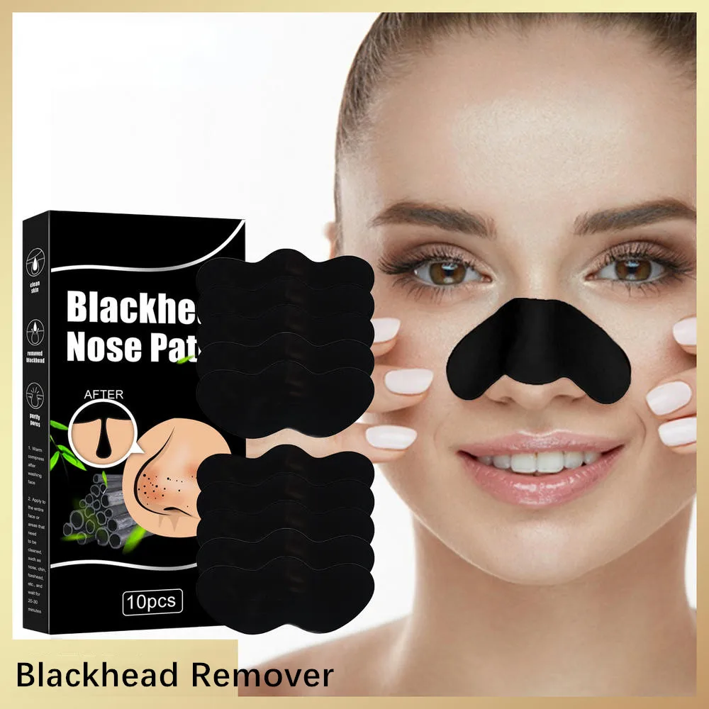 Nose Blackhead Remover Sticks 10Pcs Bamboo Charcoal for Boys Girls Nose