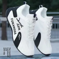 2025 New Spring Autumn Men's Shoes Waterproof Fleece-Lined Soft Bottom Versatile Travel Shoes Polyester Face Material Rubber Sol