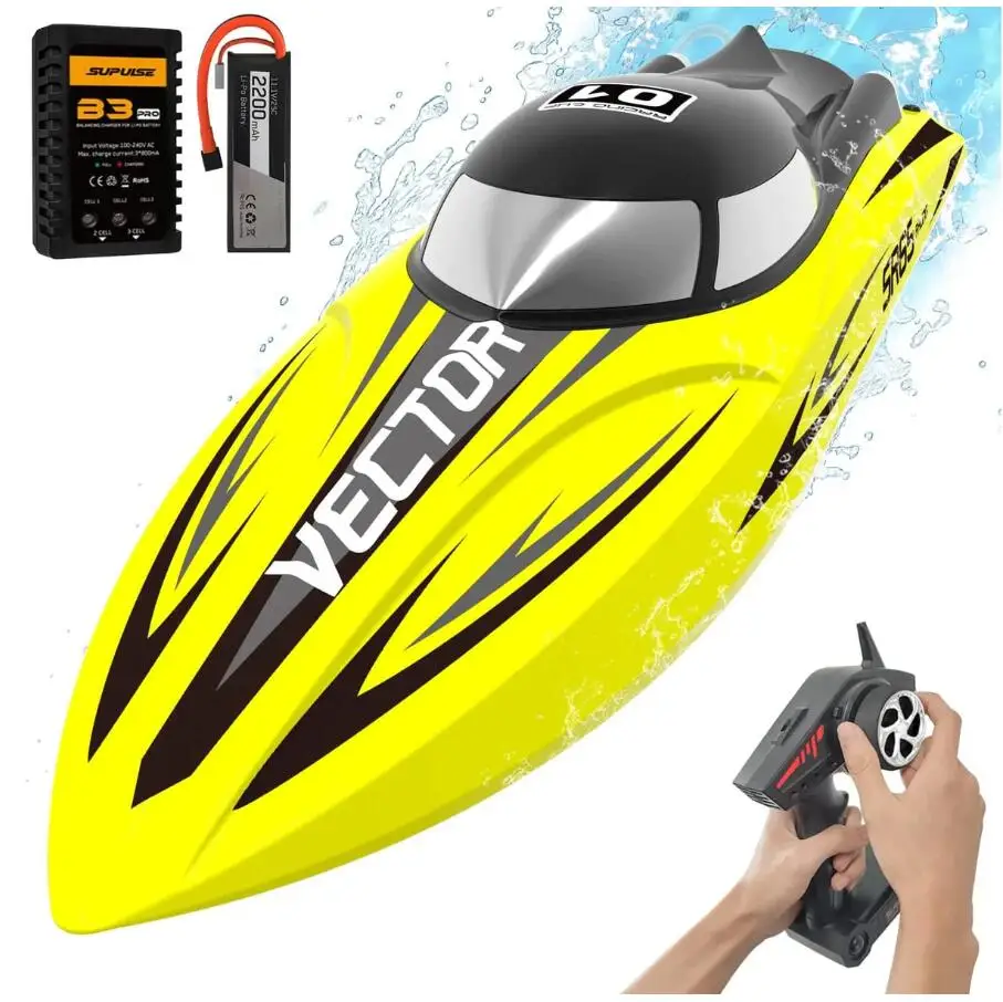 

Volantex 792-5 SR65 Vector 65CM 55km/h Brushless High Speed Rc Boat With Water Cooling System Racing Machine Model Children Gift