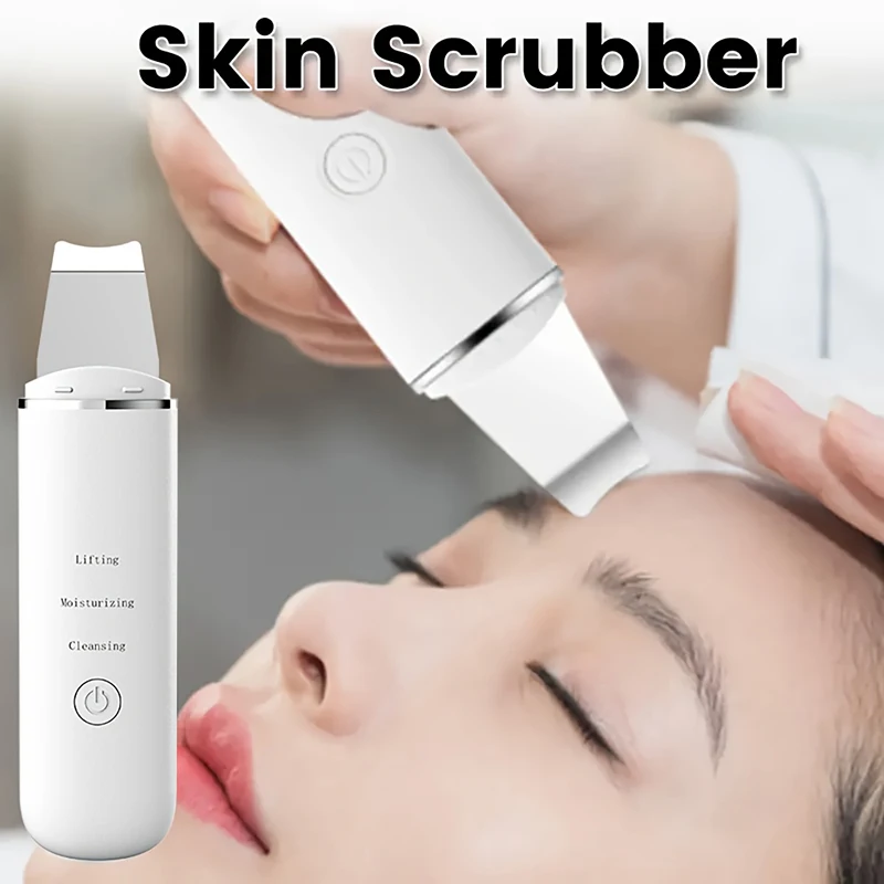 Ultrasonic Skin Scraper Instrument Pore Cleaning Ultrasonic Knife Remove Blackheads Home Beauty Skin Scraper Instrument New