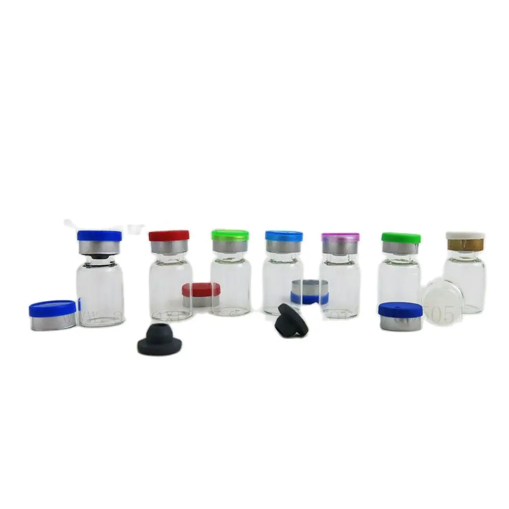 

Mini Clear Injection Vial Flip Off Cap 2ml 2cc Transparent Glass Liquid Medicine Empty Bottle Containers 50pcs