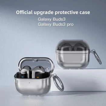 Custodia per Samsung Galaxy Buds 3 Pro Custodia trasparente per auricolari per Samsung Galaxy Buds 3 / Buds 3 Pro Custodia protettiva antiurto