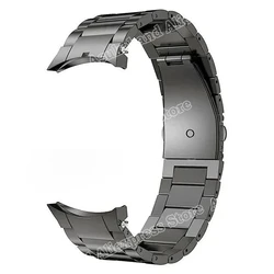 Premium Titanium Metal Watch Strap - Sleek and Durable Design Bracelet - watch 5 pro 45mm (Grey)