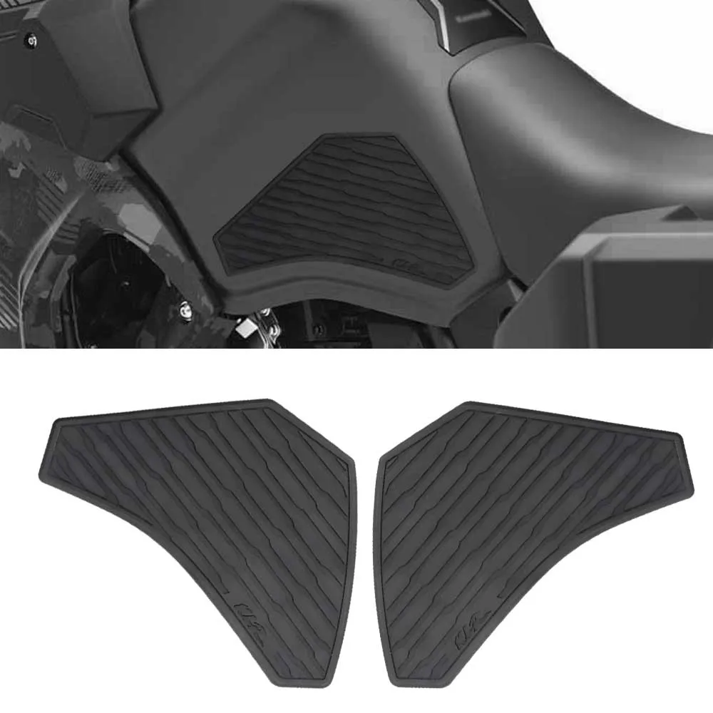 For Kawasaki KLR 650 KLR650 2021 2022 Tank Pads Anti-slip Scratch-resistant Rubber Knee Grip Sticker Decal Fuel Tank Protect s1000r fuel tank cap sticker pad anti slip traction decal for bmw s1000 r 2021 2022 2023 tank cover protect