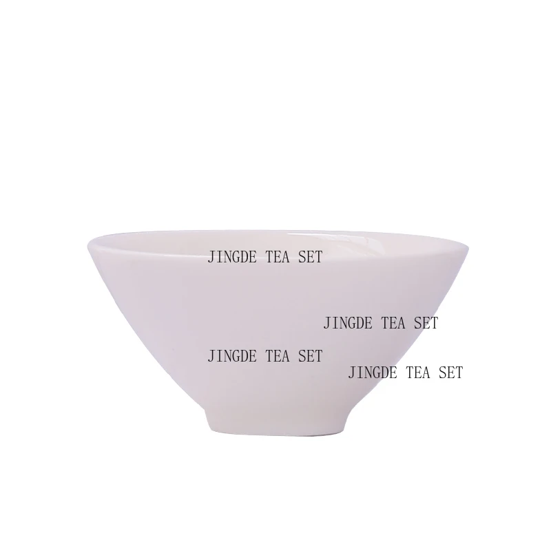 Sheep fat jade white porcelain small tea cup ceramic household tea cup brewing single tea bowl