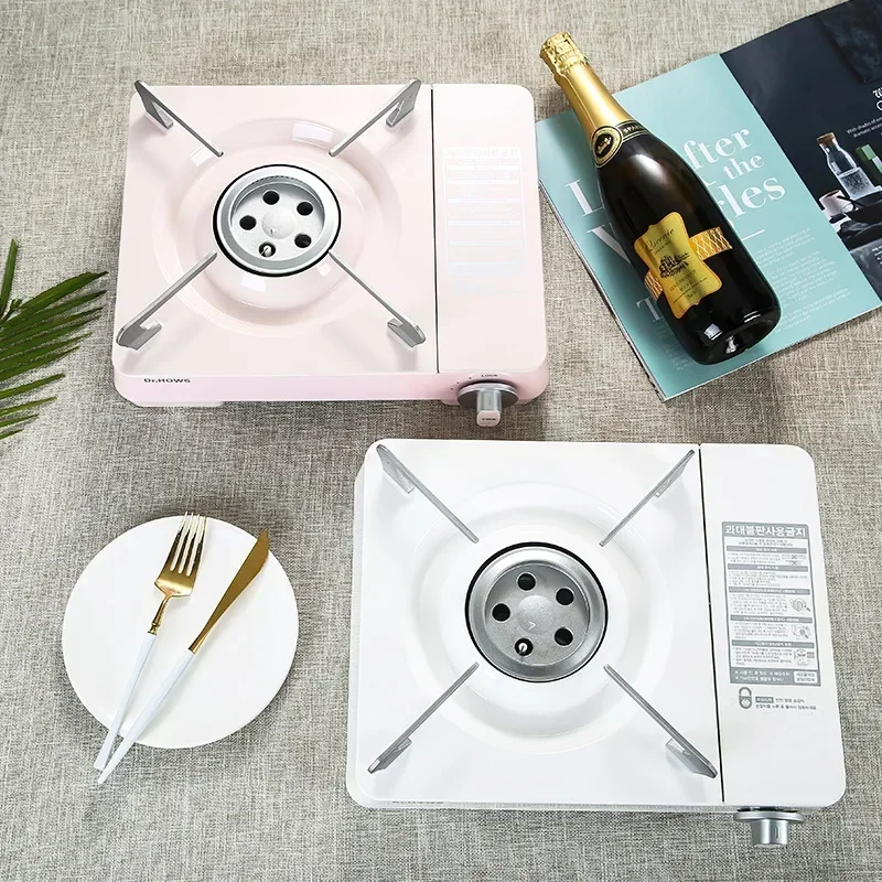 Portable Lightweight Gas Stove Windproof Barbecue Oven Mini Pocket Stove Burner for Outdoor Travel Gas Cooktop Picnic Camp