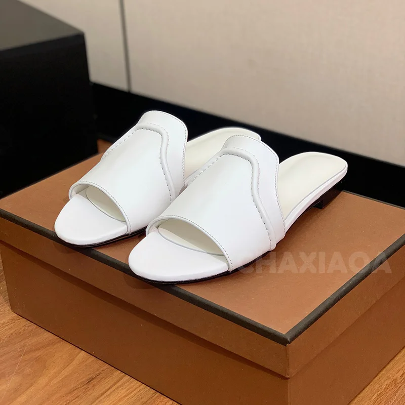 

Summer Women Slippers Walk Show New Style Round Head Solid Colors Upper Women Shoes Foot Sensation Comfortable Slippers