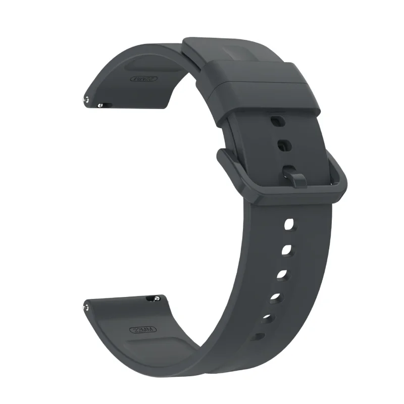 Silicone Sports Strap - Premium Soft Wristband, 22mm