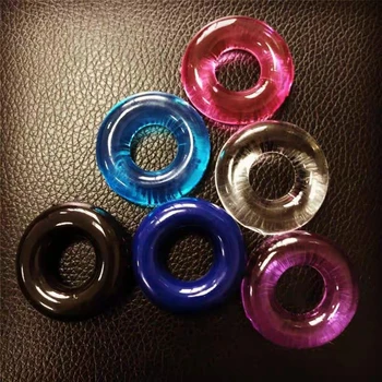 Silicone Durable Penis Ring Adult Men Ejaculation Delay Chastity Cock Rubber Rings Penis Enlargement Sex Toys For Male Sex Ring 2