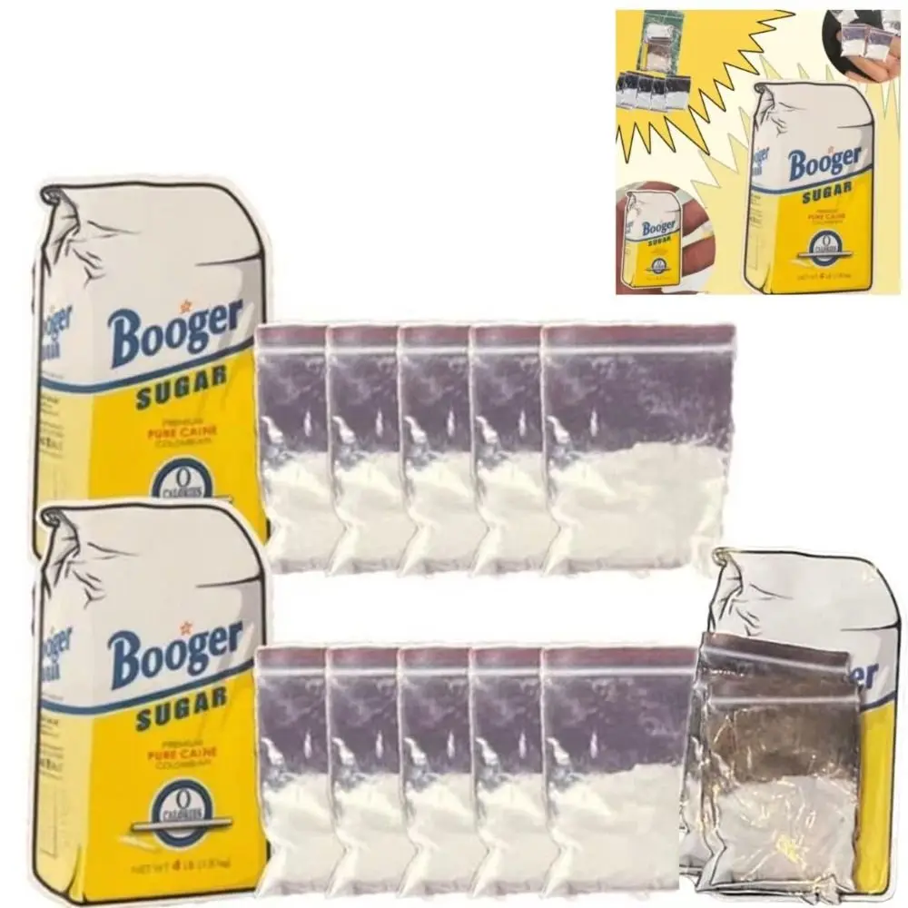 DIY prank stickers creative paper funny coke bag stickers scratch resistant little blow baggie joke adults