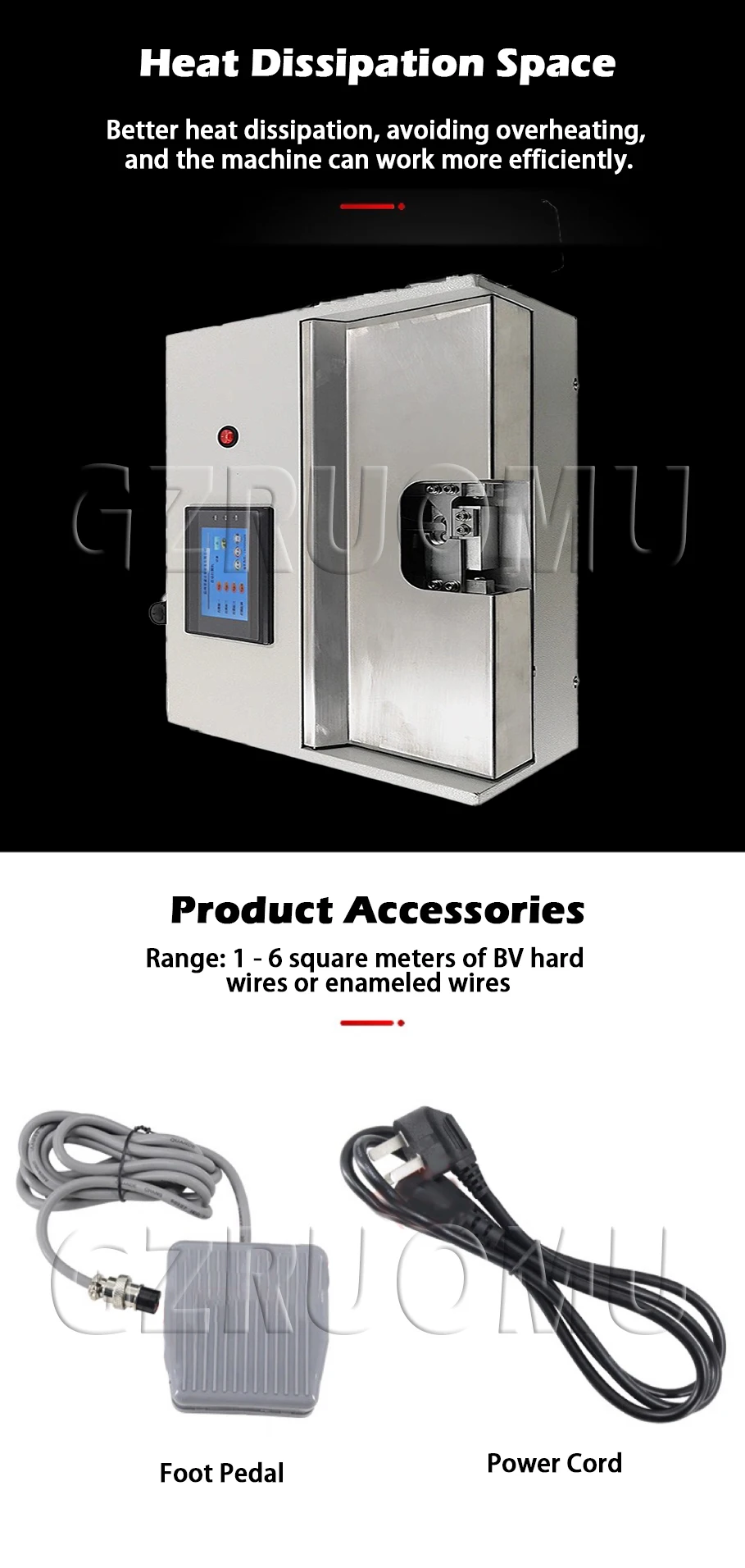 Automatic Pneumatic Metal Wire Bending Machine U-shaped Semi-circular Arc Loop M