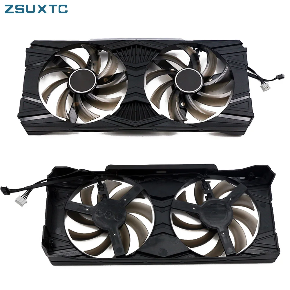 Gpu cooler-palit force Gtx 1660の交換用ファン,デュアルoc tx 1660ti