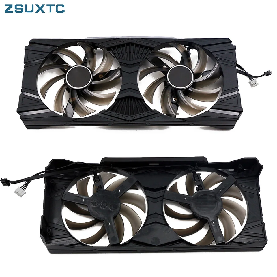 Gpu cooler-palit force Gtx 1660の交換用ファン,デュアルoc tx 1660ti