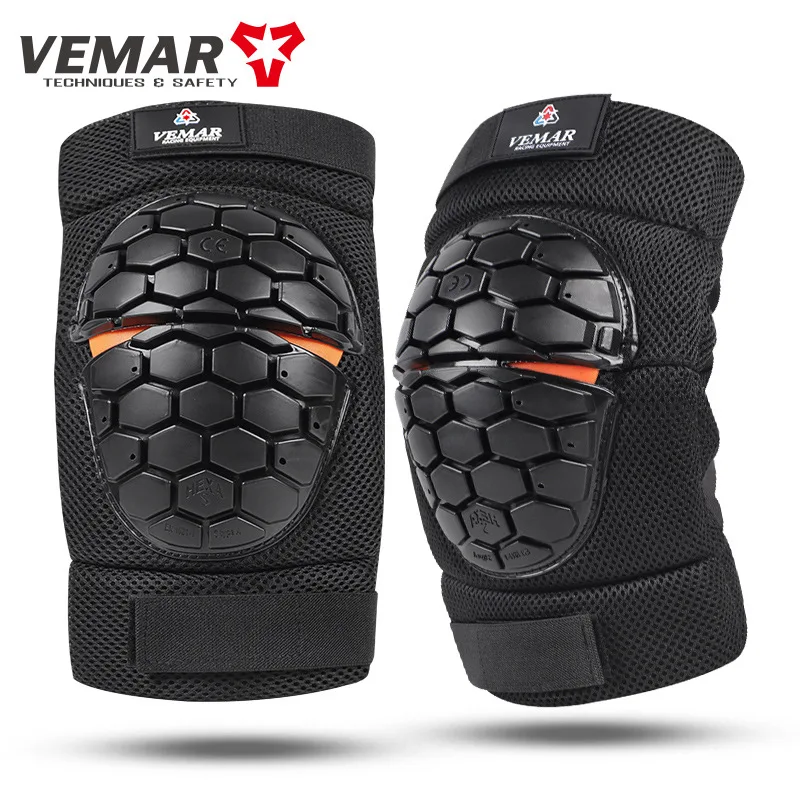 

Vemar Knee Guards Motocross Protector Pads Bike Bicycle Motorcycle Moto Enduro Off-road Riding Anti-fall Fireproof Protection