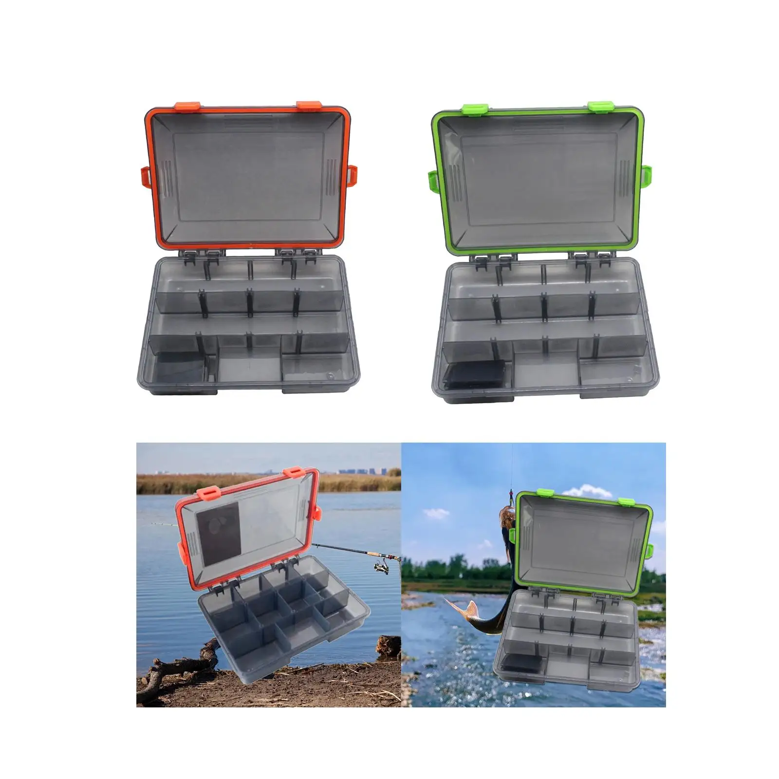 Fishing Tackle Box Organizer Accessories with Removable Inserts Fishing Tool Box Fishing Tackle Box Organizer Accessories with Removable Inserts Fishing Tool Box