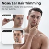 RESUXI LM-502 All Metal Body LCD Electric Nose and Ear Hair Trimmer Painless Tool Rechargeable Nose and Ear Hair Clippers 6