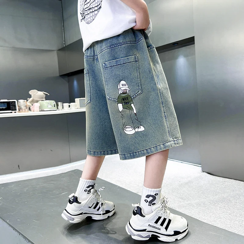 Kids Shorts Denim Summer for Boys 5-14Y