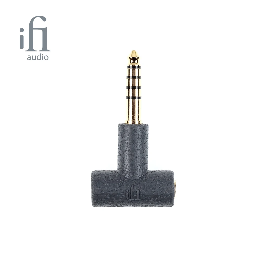 Audio Adapter Converter iFi iEMatch+/4.4 Lossless Headphone Impedance Matcher Noise Reduction Attenuator Equalizer 2.5/3.5 to 4.4 mm Headphone Adapter