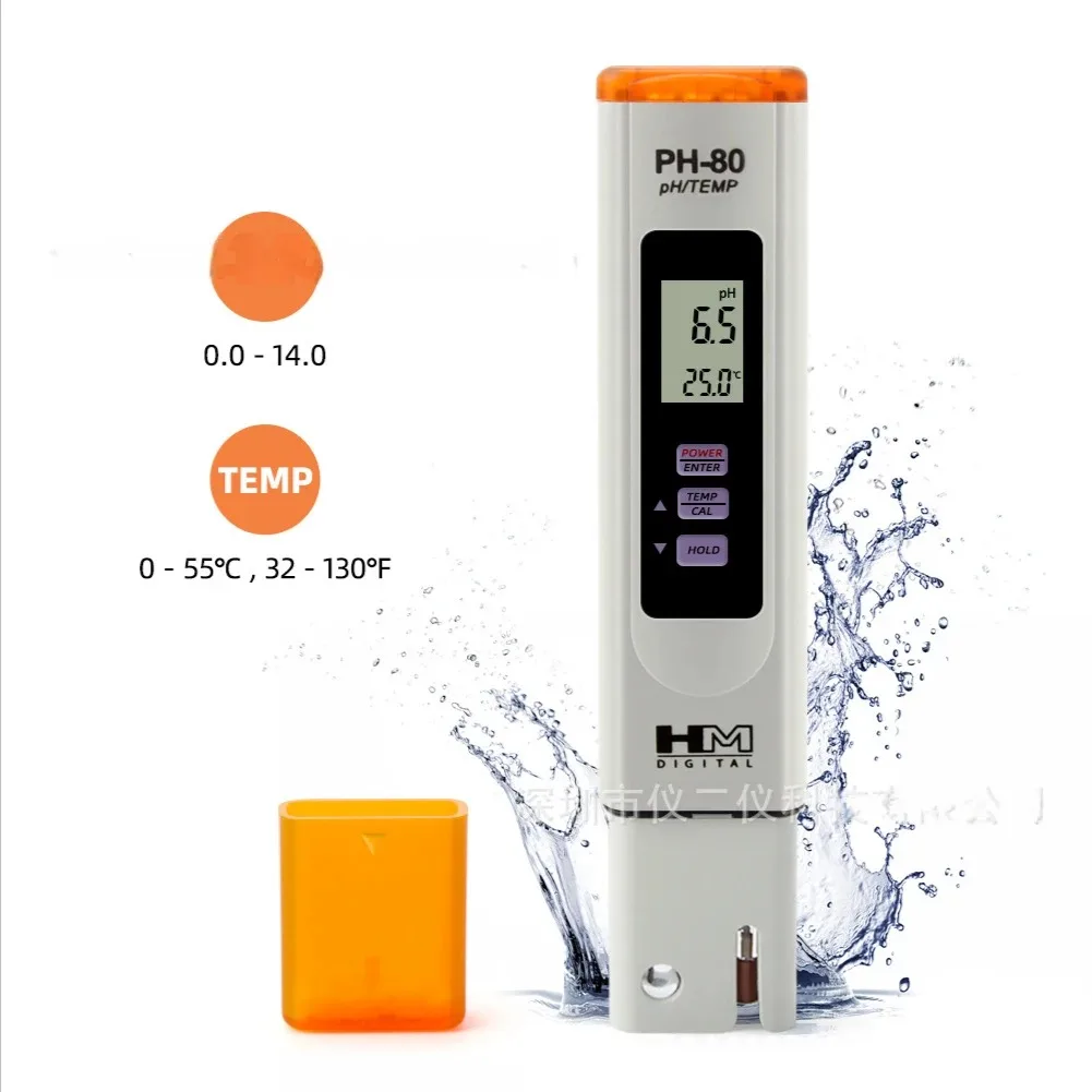 

Digital PH-80 pH meter Water quality tester Aquarium drinking water hydroponics digital High Precision for Water Quality Teste