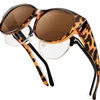 Polarized Sunglasses Fit Over Glasses, Sunglasses for Women To Go Over Glasses Lightweight