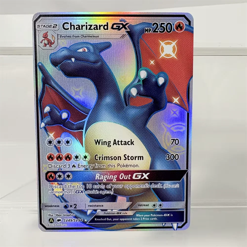 Holographic Charizard Battle Card Collection - Rare Sword & Shield & Scarlet & Violet Edition
