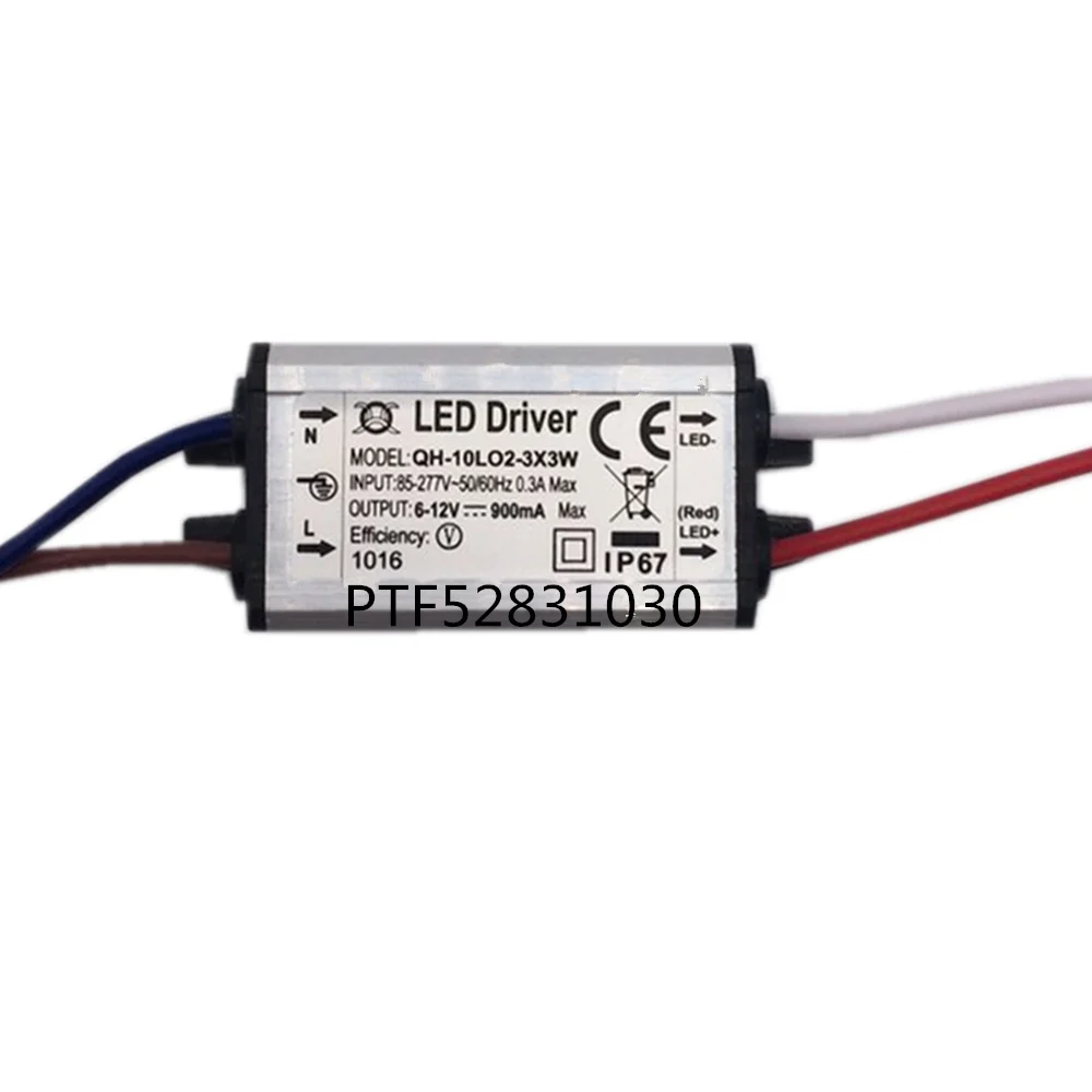 5 Pack LED Driver Power Supply - 600mA Output For 18-30x3W High Power LED Chips