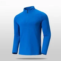Men's High Quality Cycling Hiking Outdoor Sports Long Sleeve T-shirt Leisure Speed Dry Running Fitness Sports Clothing Tops 1
