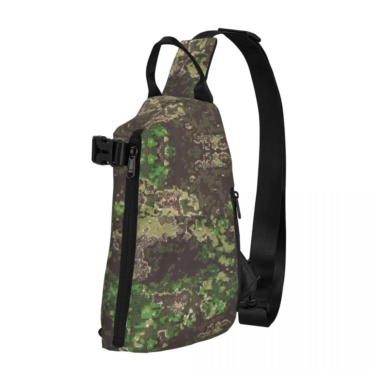 

Greenzone Camo Camouflage Military Woodland Shoulder Bags Chest Cross Chest Bag Diagonally Casual Man Messenger Bag