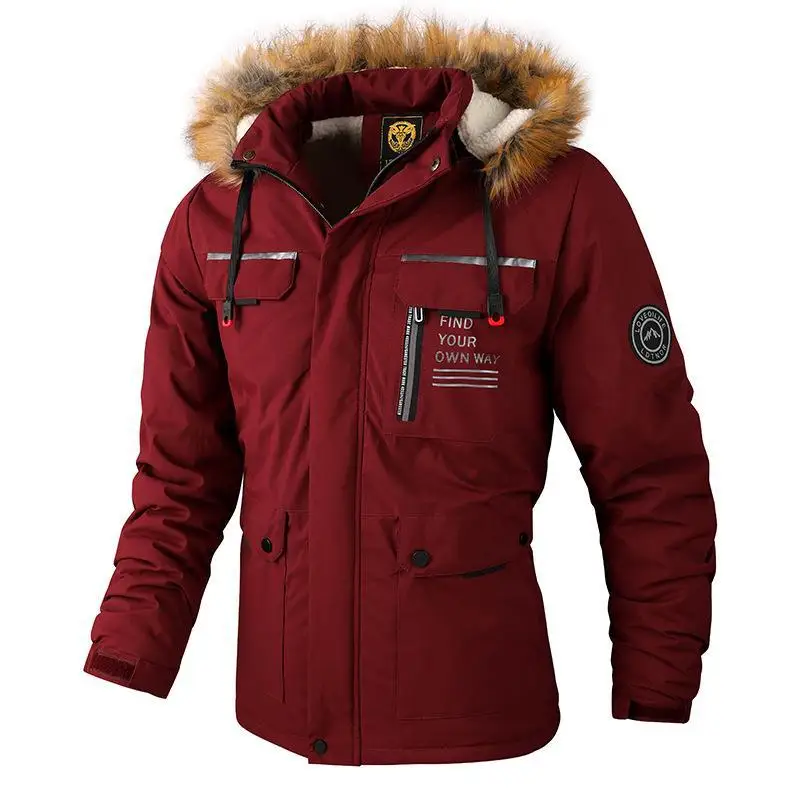 Men's Clothing Jackets Long Coat Winter Coats Man Cold Clothes Streetwear Male Parka Padded High Quality Luxury Anorak Parkas